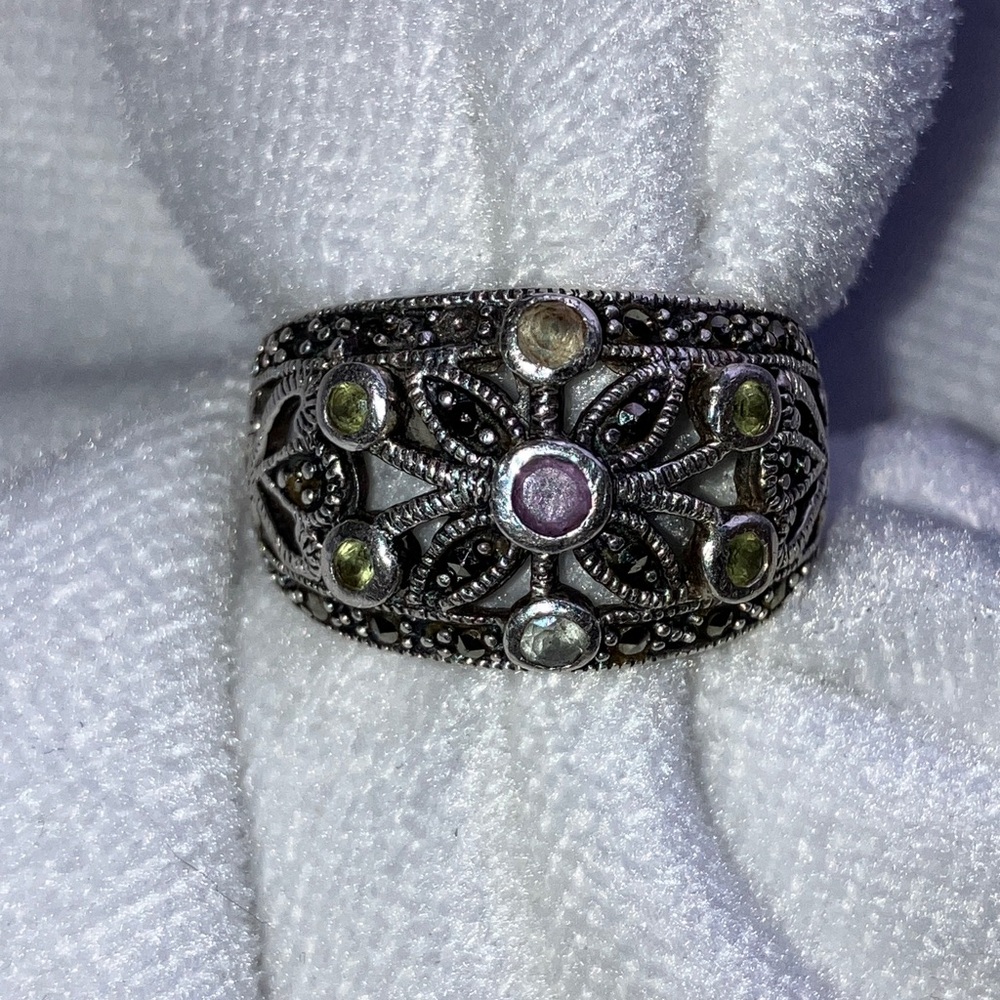 Vintage Marquisette Sterling Ring